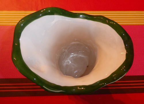 beau vase céramique verte