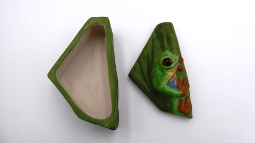 Boite à bijoux en porcelaine BY CAROL HALMY NEW-YORK