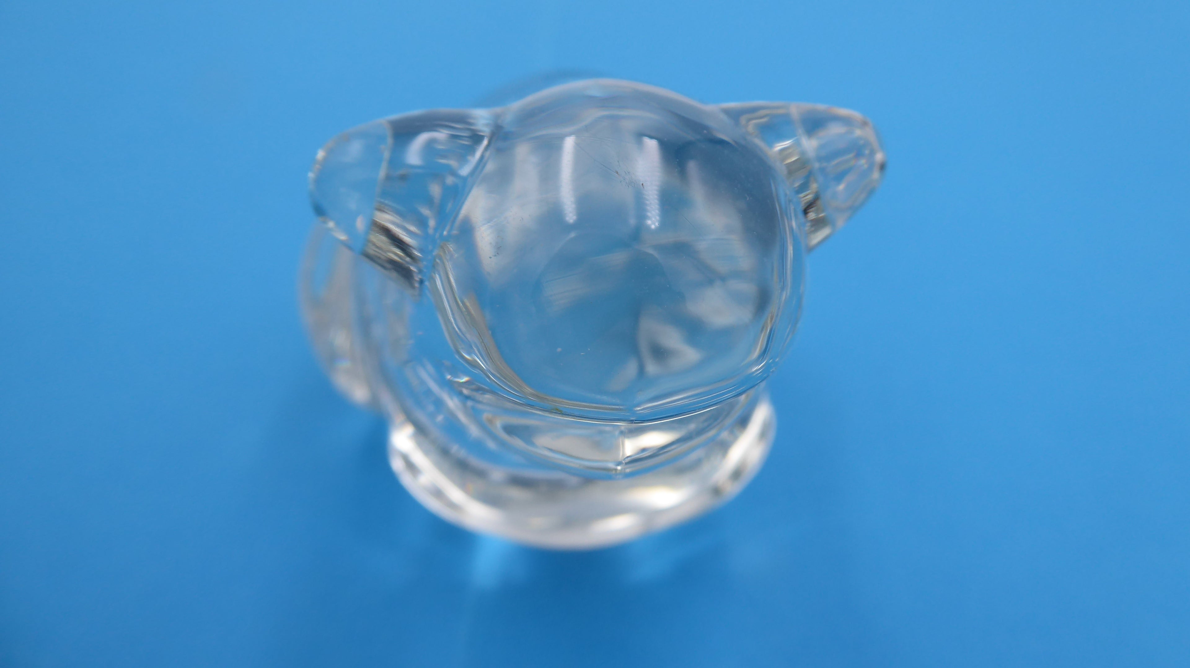 Presse papier en verre avec bulles