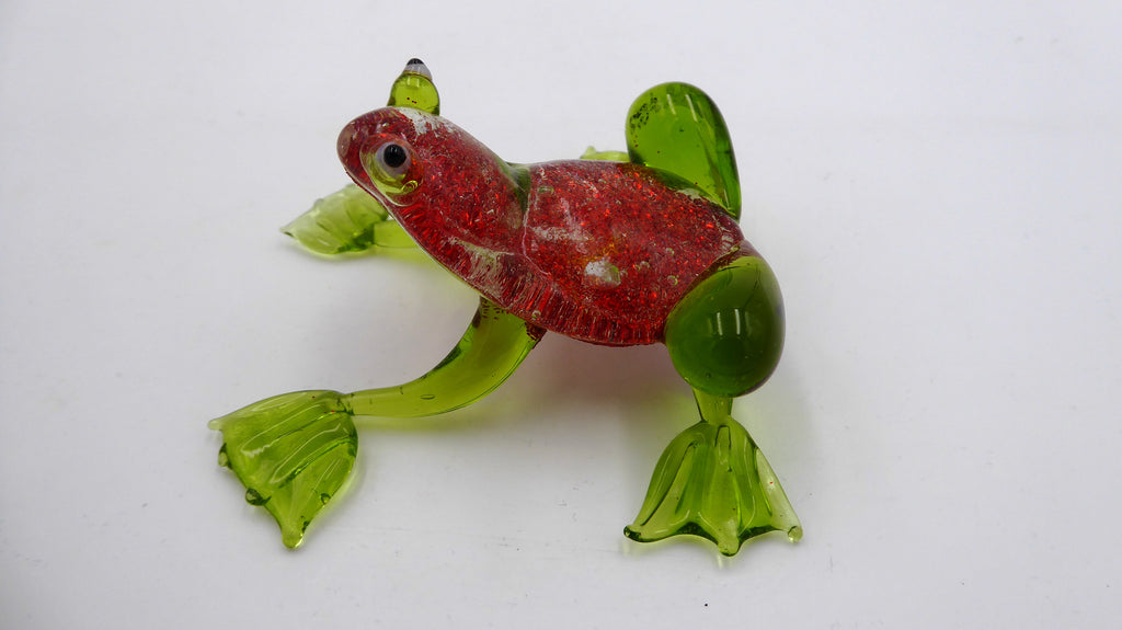 Grenouille en verre soufflé