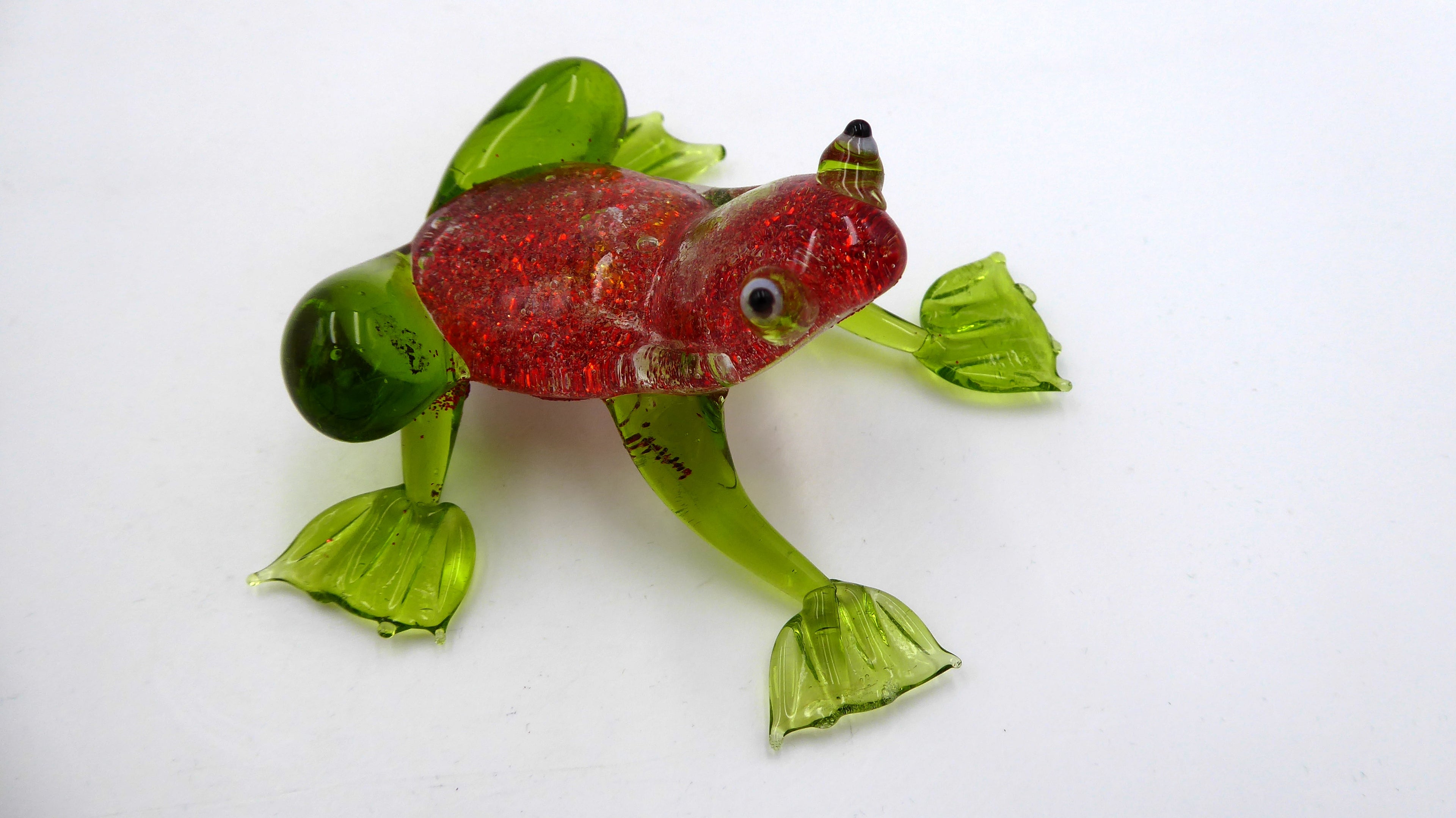 Grenouille en verre soufflé