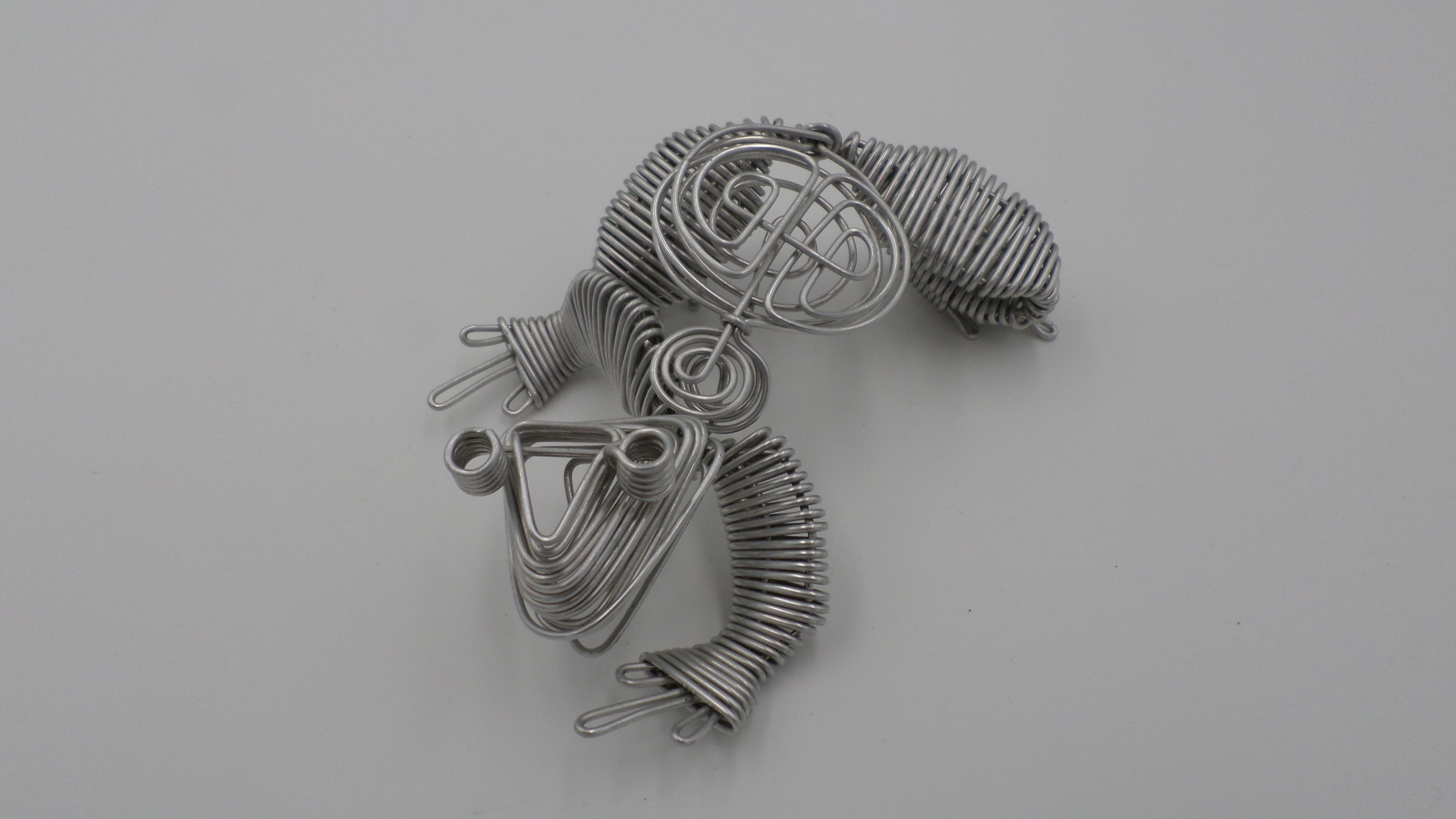 Grenouille réalisée avec du fil de fer inox