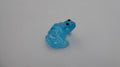 Petite grenouille en résine bleu