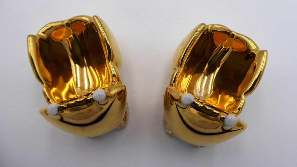 Salière et poivrière céramique doré ROBJ PARIS