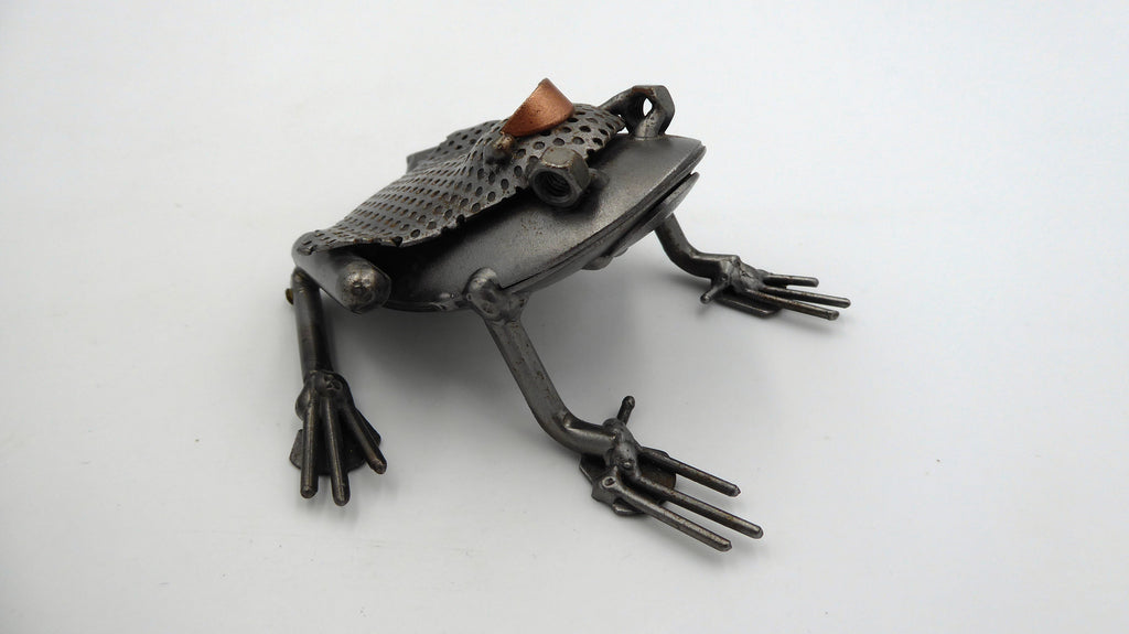 Sculpture en tôle d'acier vernis mat