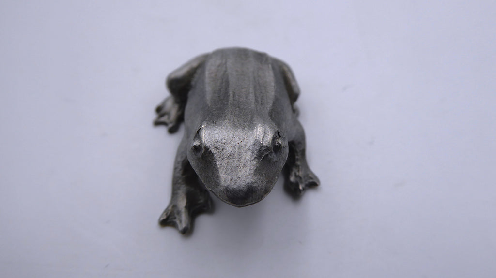 Grenouille en plomb