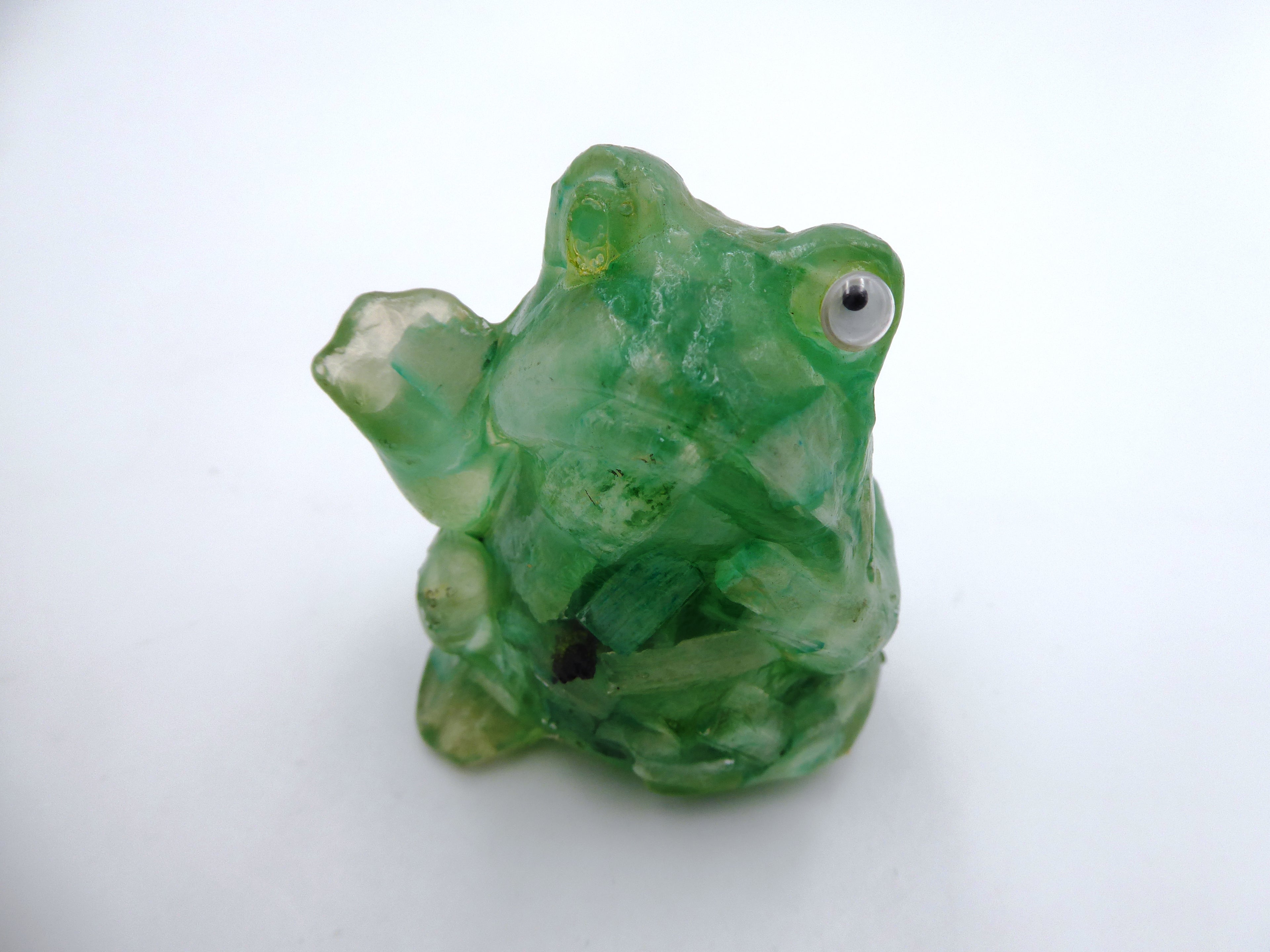 Grenouille à un oeil manquant
