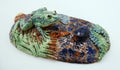 Superbe porcelaine la grenouille et la moule
