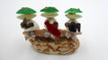 Création coquillages trois grenouilles musicienne