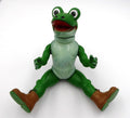 Grenouille plastique mou articulée vintage SALAMANDER AG