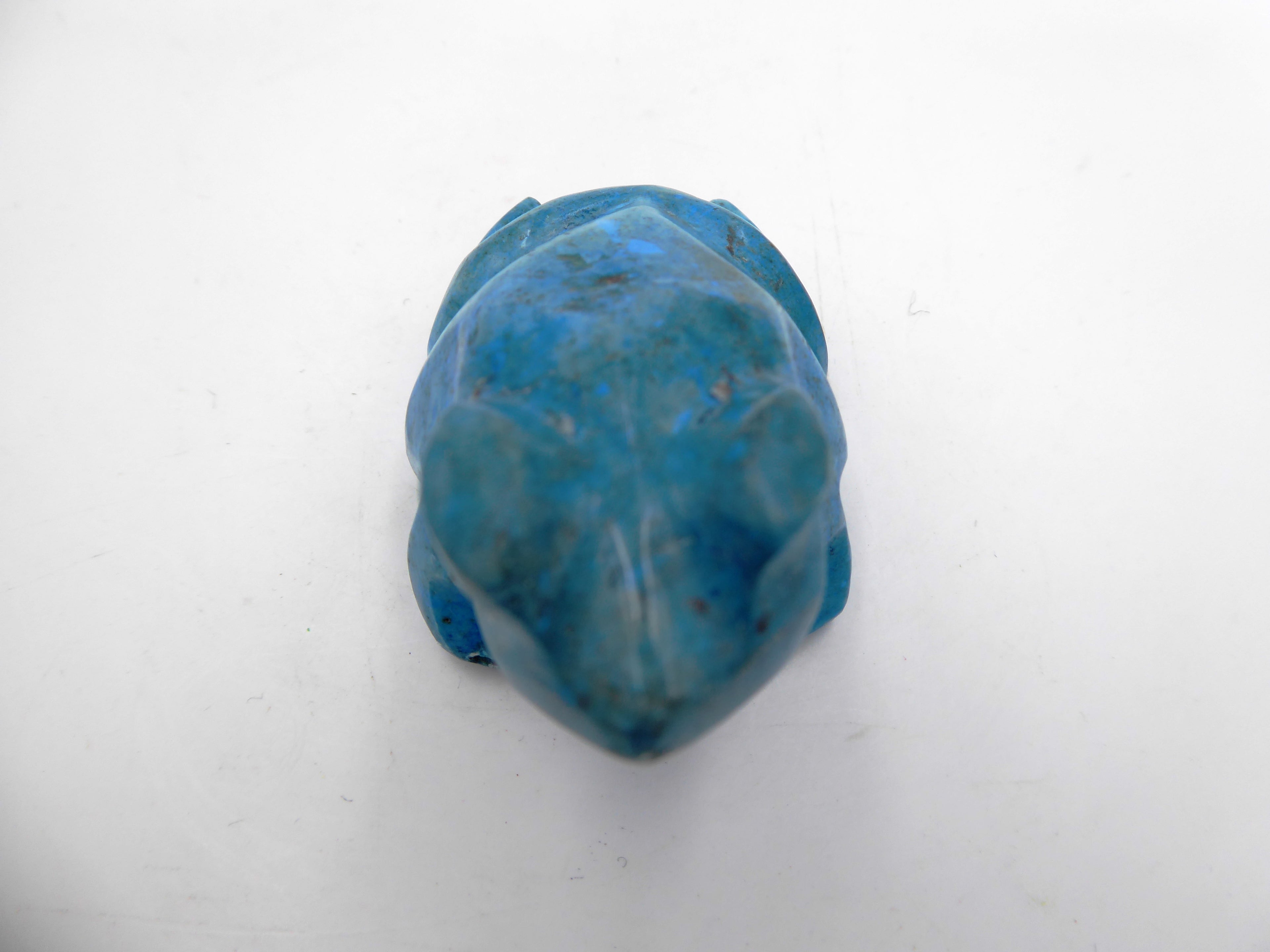Grenouille en pierre turquoise