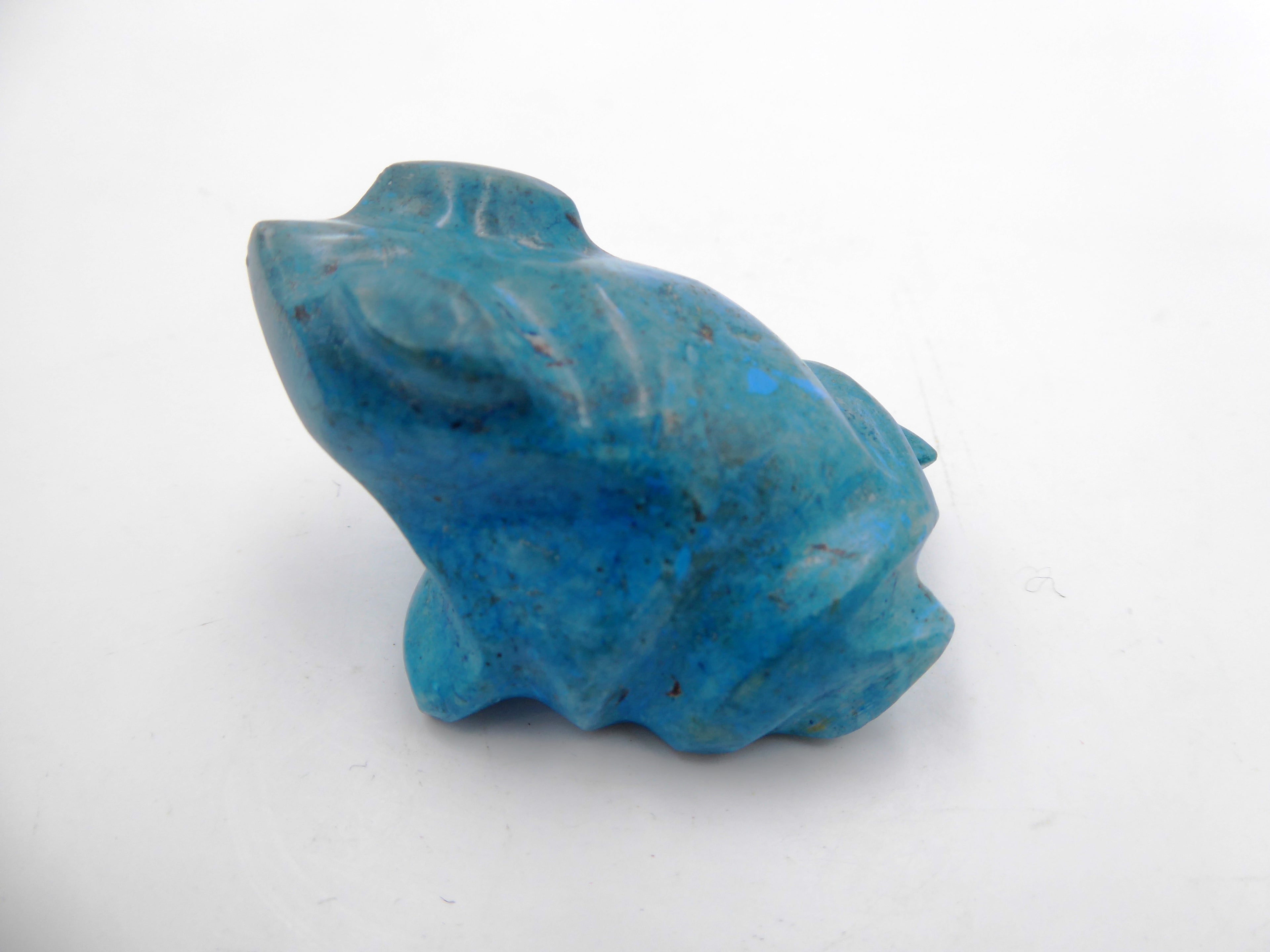 Grenouille en pierre turquoise