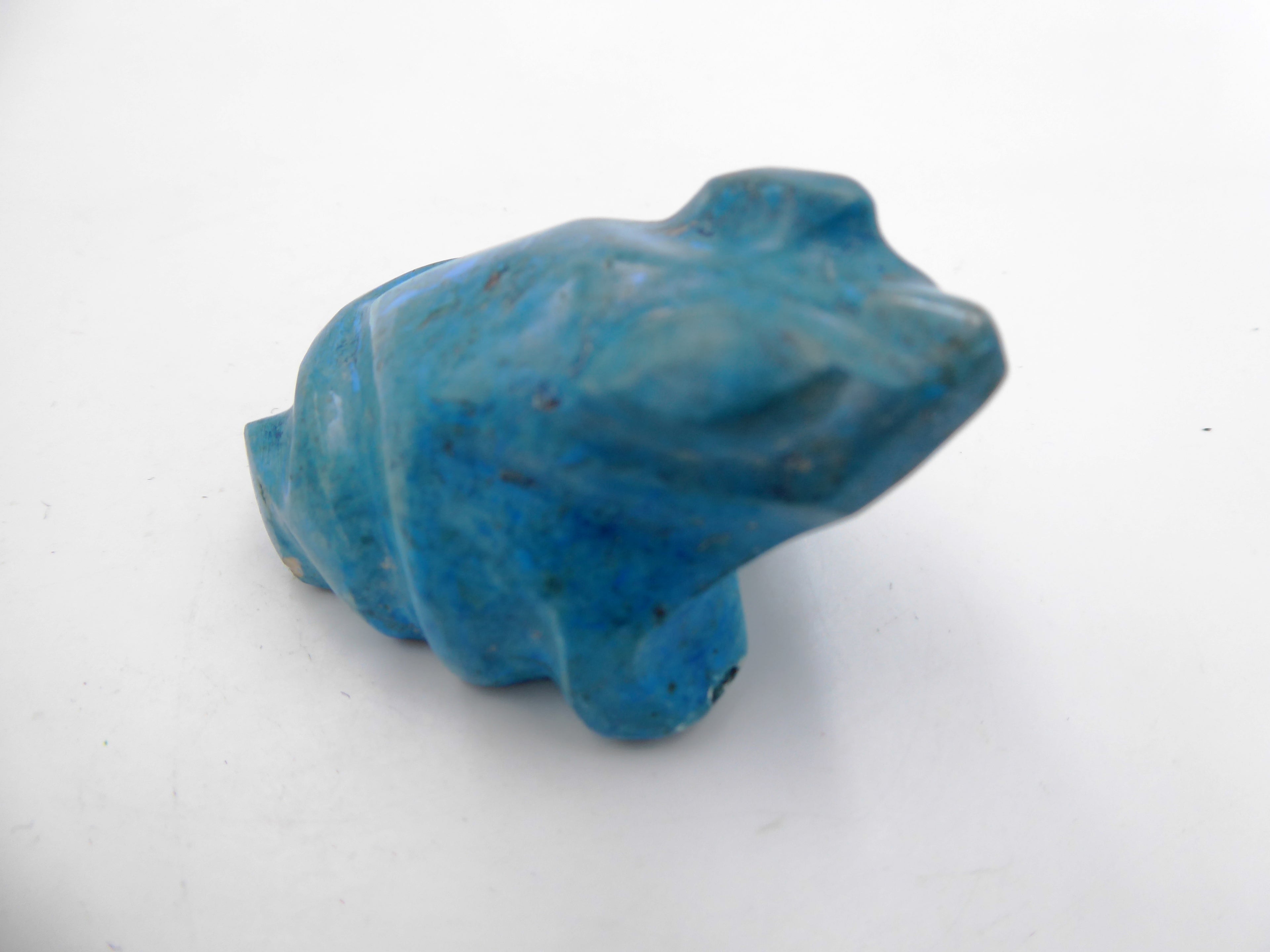 Grenouille en pierre turquoise