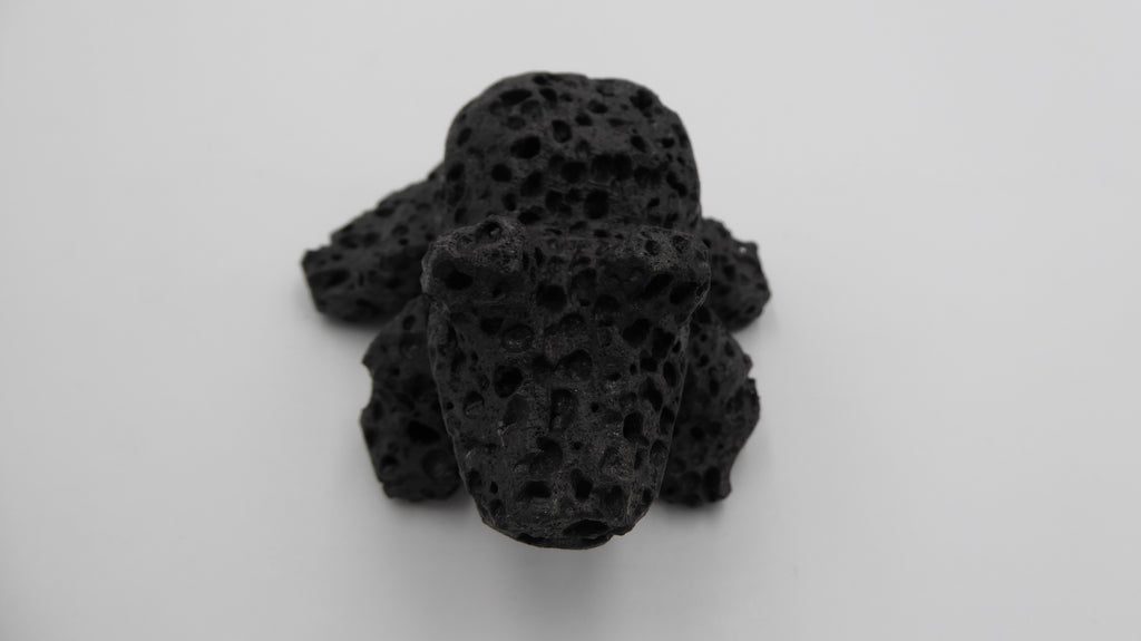Grenouille en pierre de lave