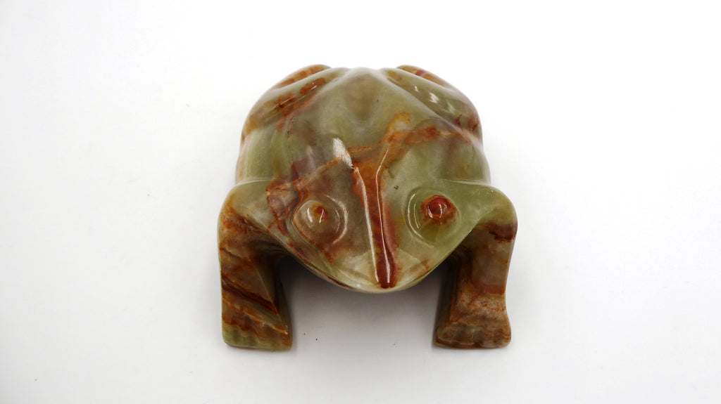 Grosse grenouille en onyx