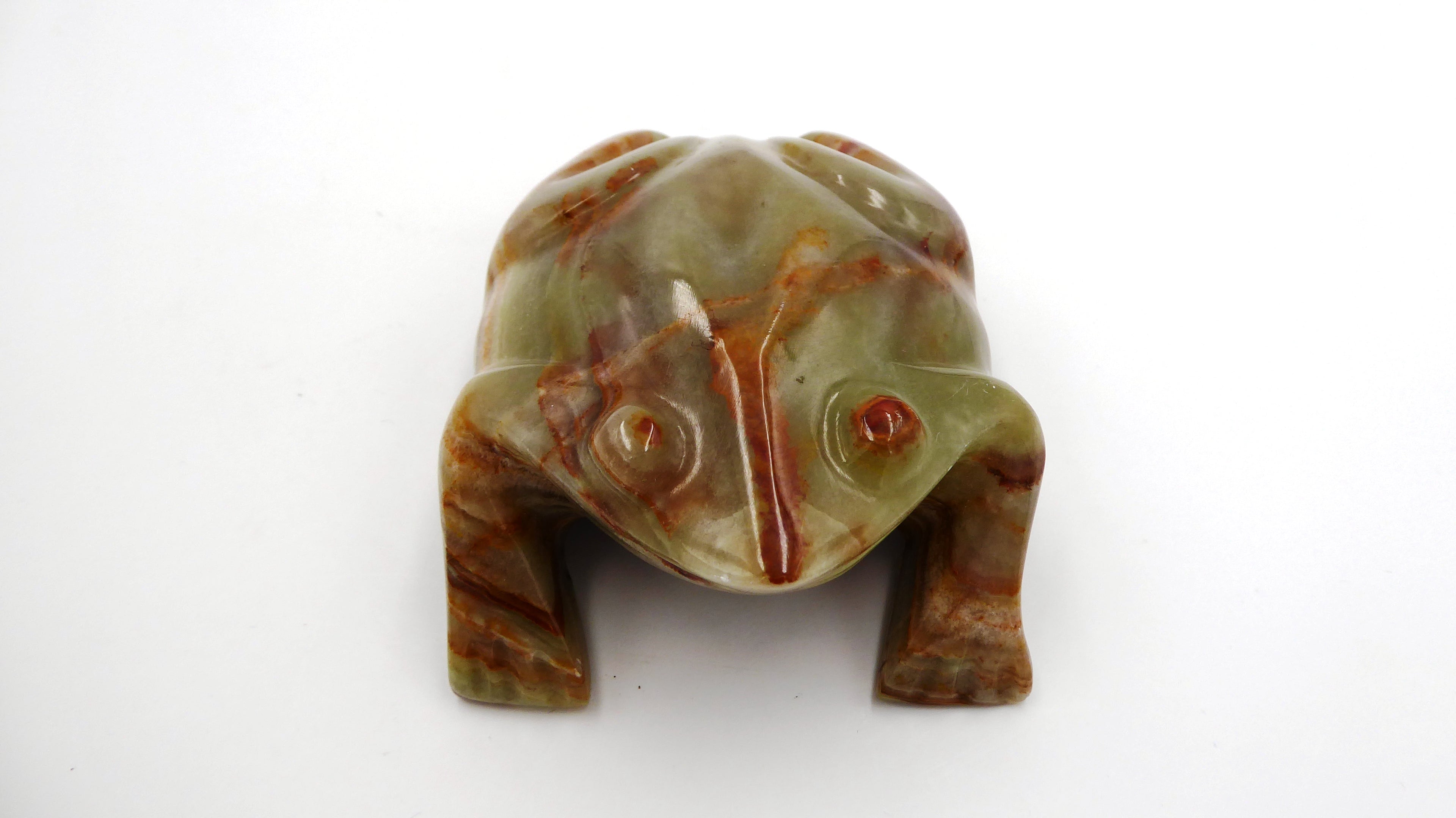 Grosse grenouille en onyx