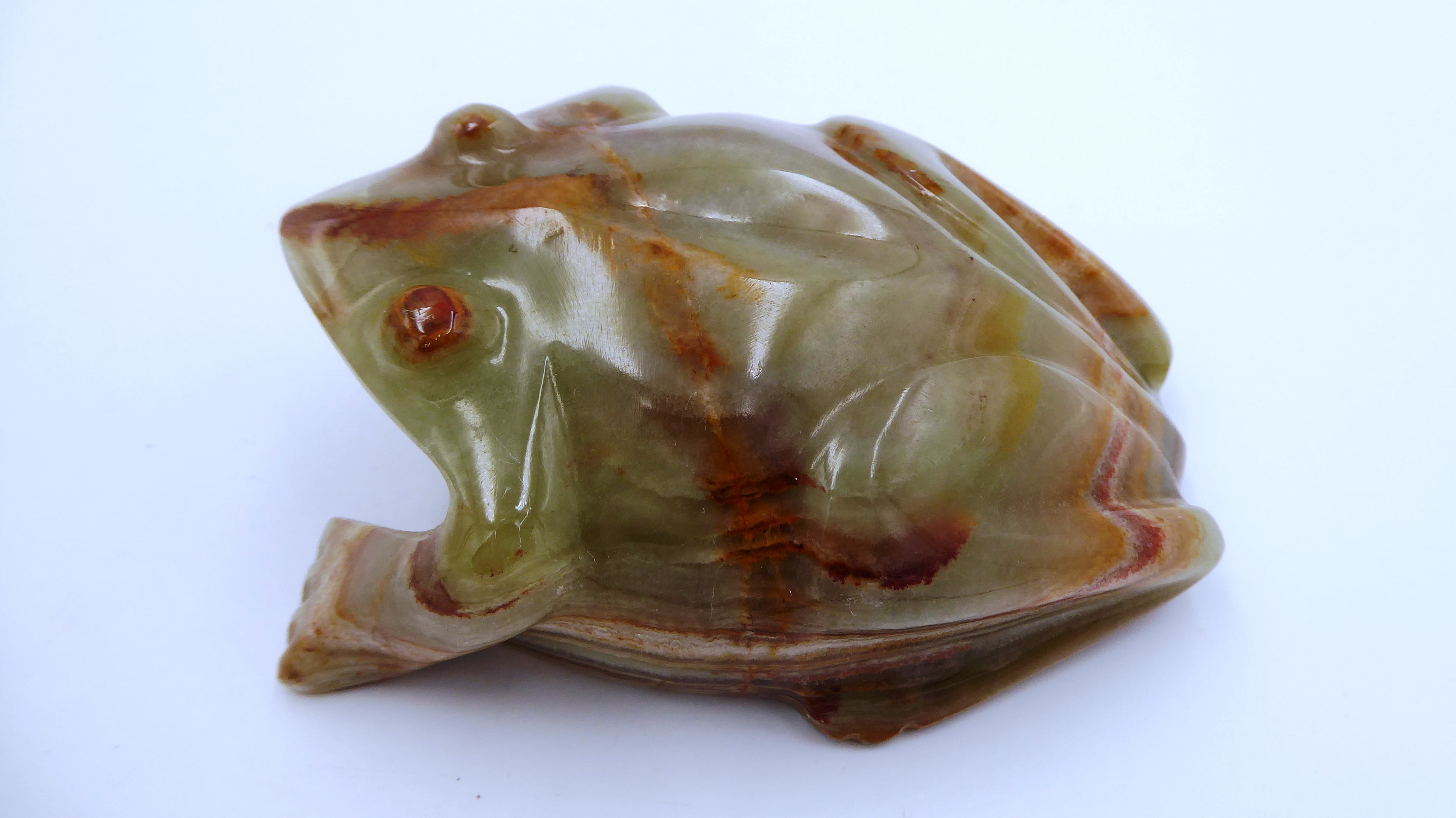 Grosse grenouille en onyx