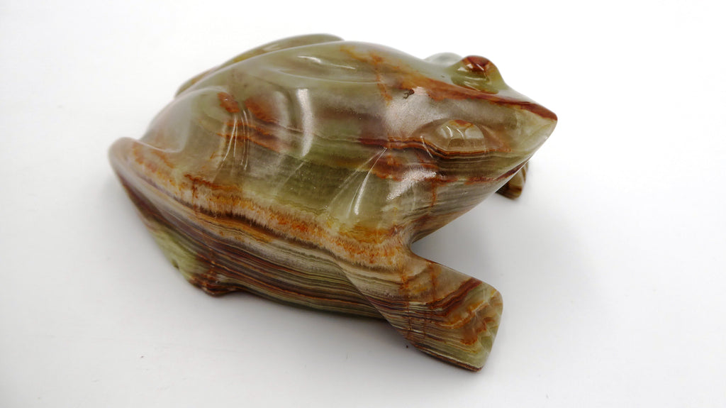 Grosse grenouille en onyx