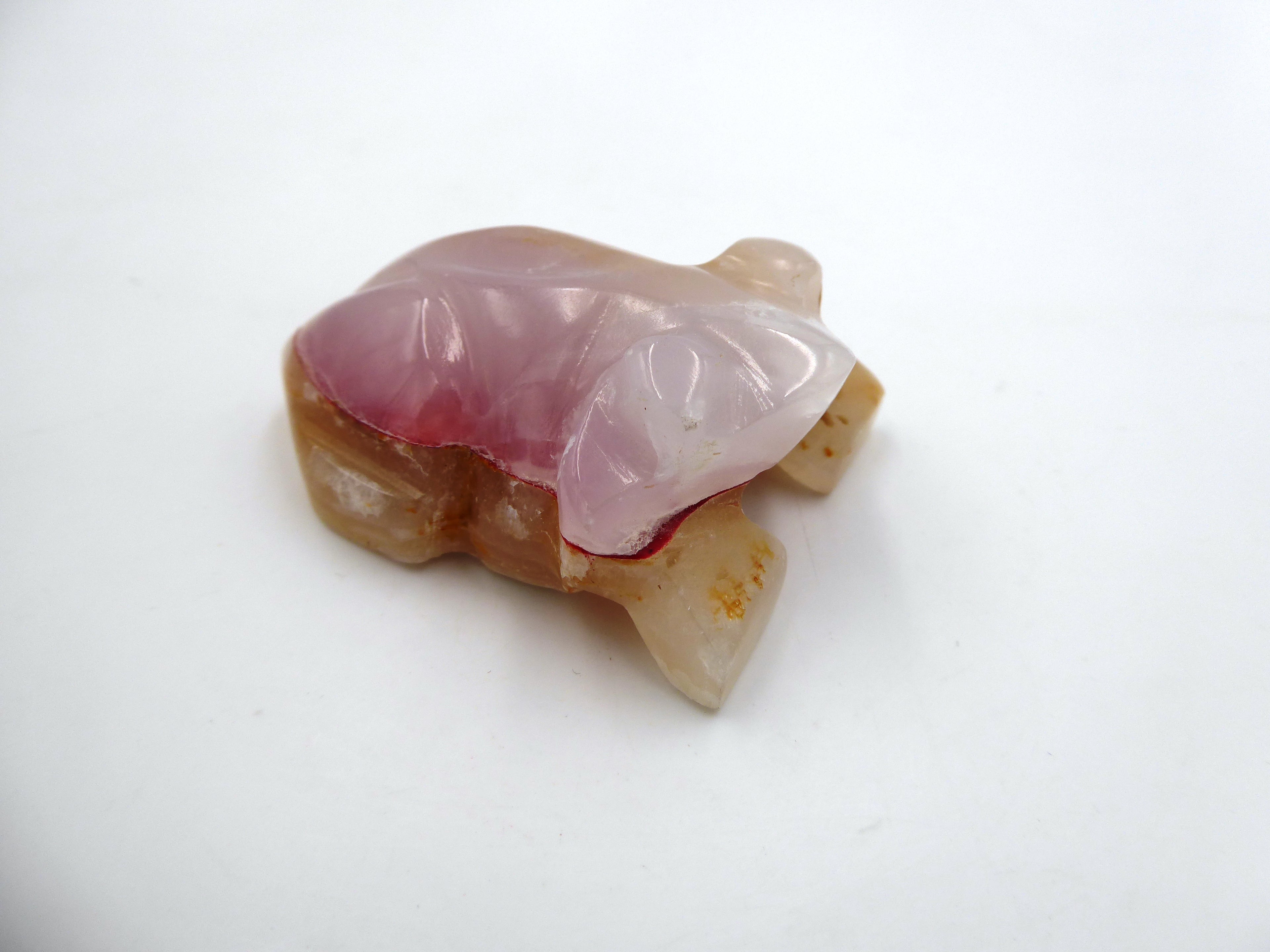 Grenouille en onyx rose (Assez rare)
