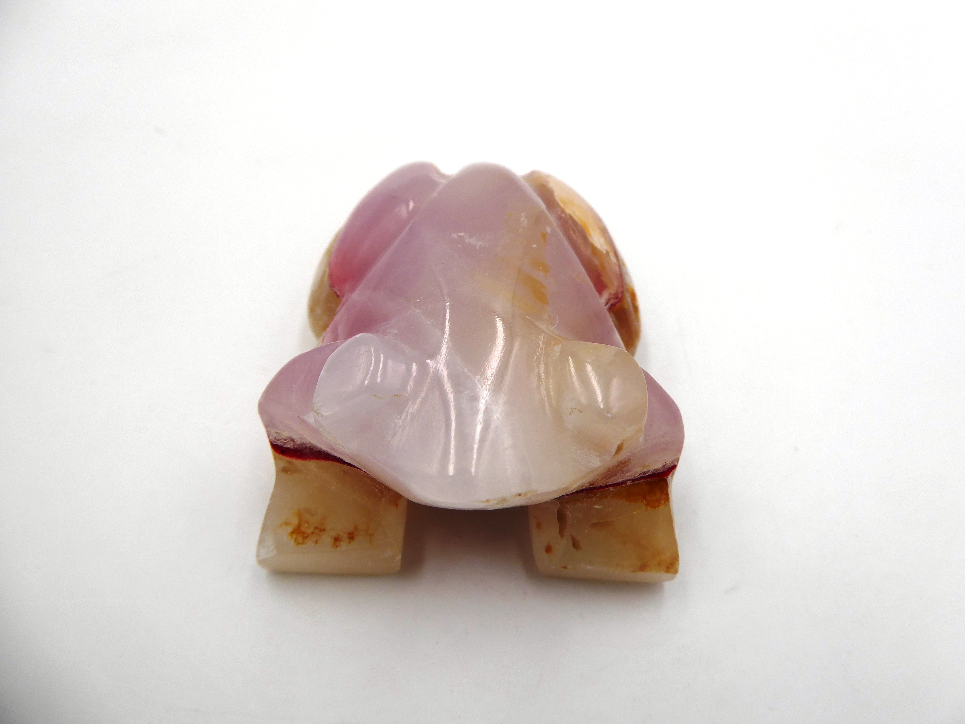Grenouille en onyx rose (Assez rare)