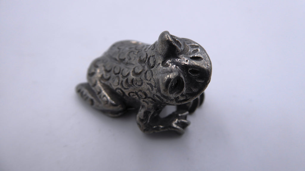 Grenouille en étain