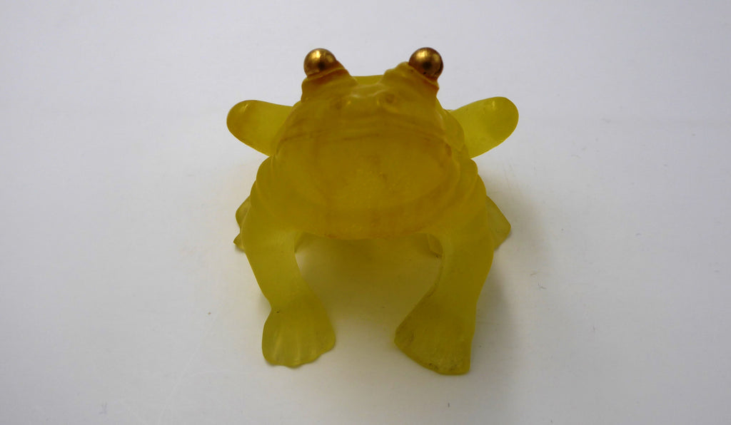 Grenouille DAUM aux yeux dorés