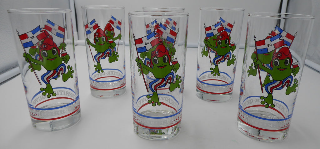 Lot de six verres neufs L'HÉRITIER-GUYOT