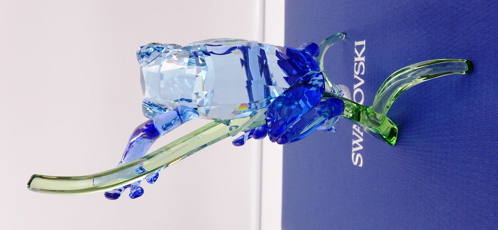 Grenouille sur la branche de SWAROVSKI