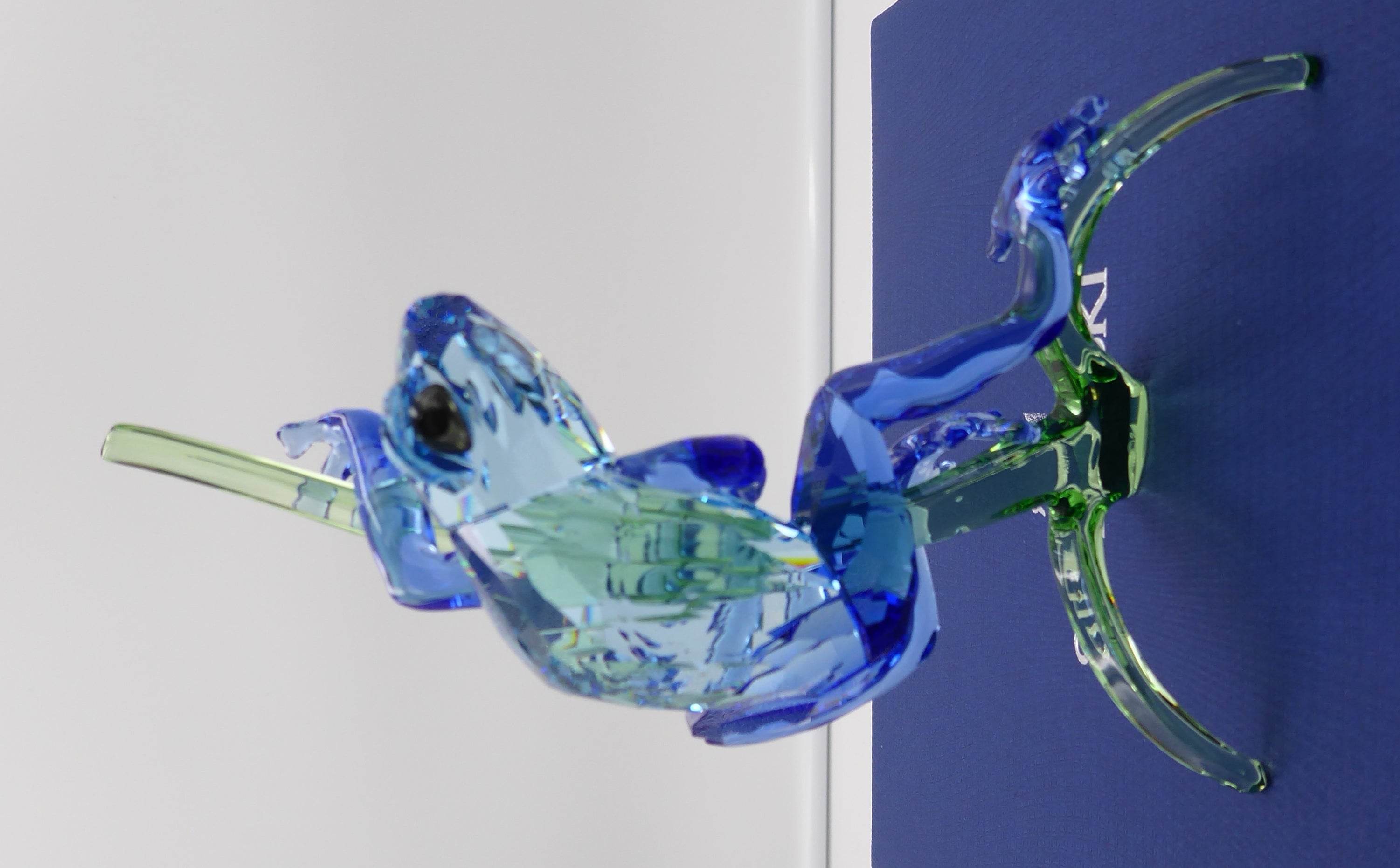 Grenouille sur la branche de SWAROVSKI