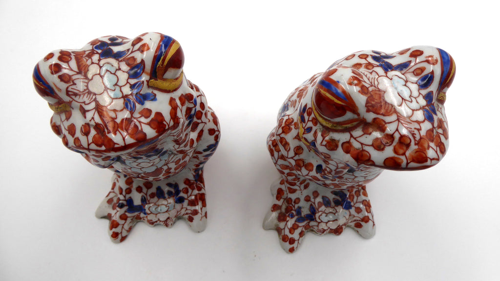 Paire de grenouilles en IMARI moderne