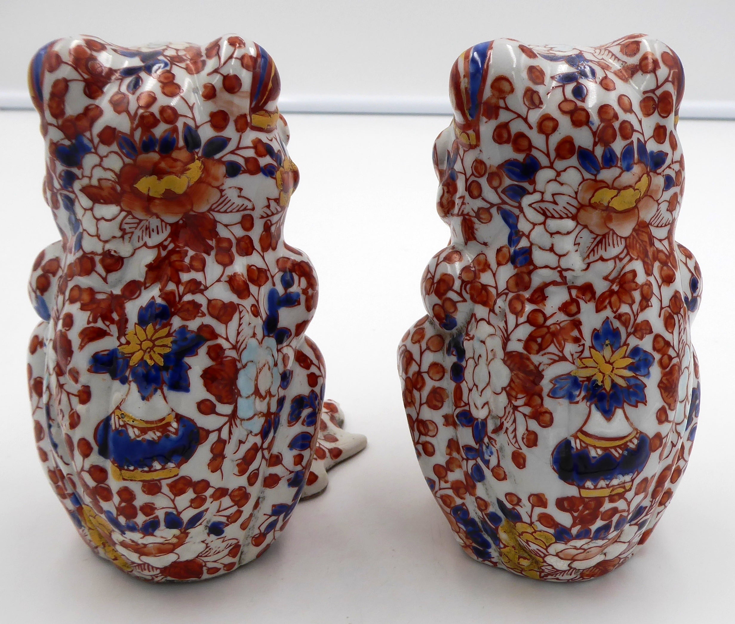 Paire de grenouilles en IMARI moderne