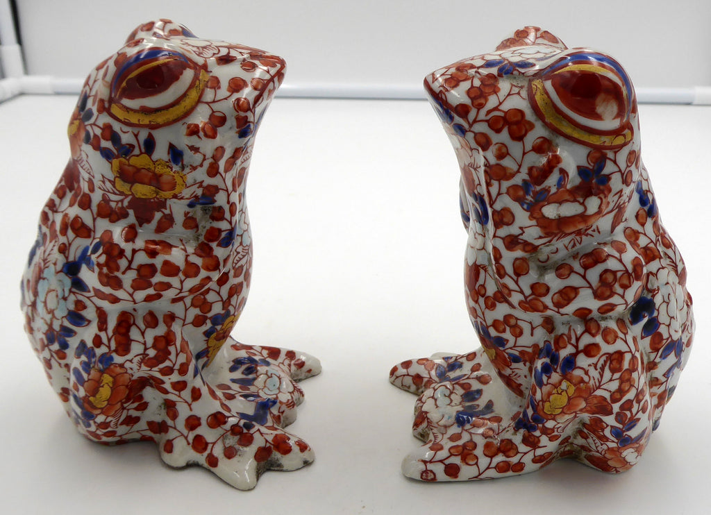 Paire de grenouilles en IMARI moderne