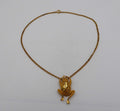 Collier grenouille en plaqué or de marque CROW TRIFARI