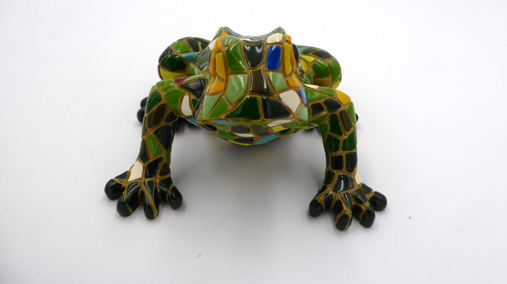 Grenouille en céramique façon Antonio GAUDI