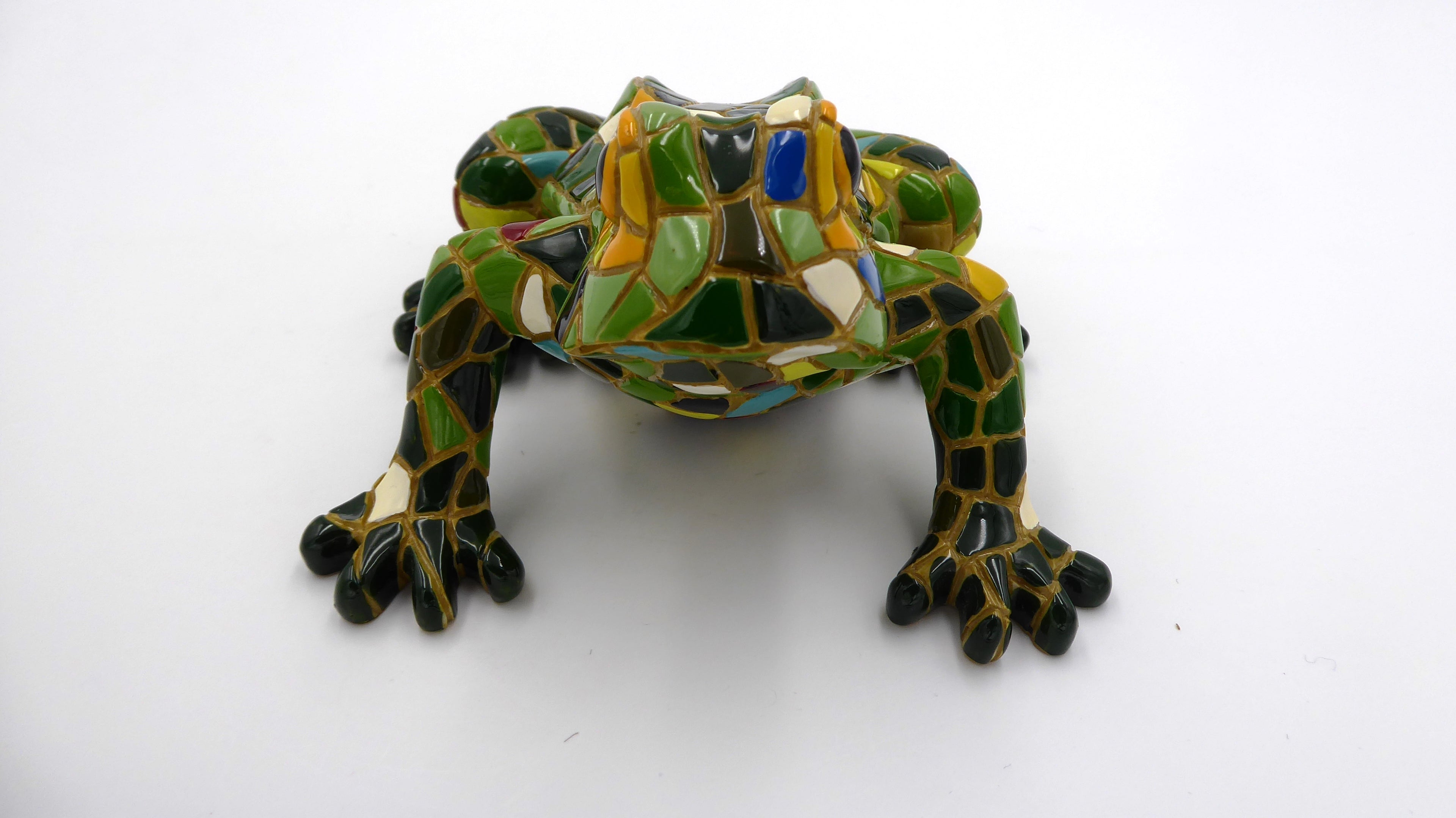 Grenouille en céramique façon Antonio GAUDI