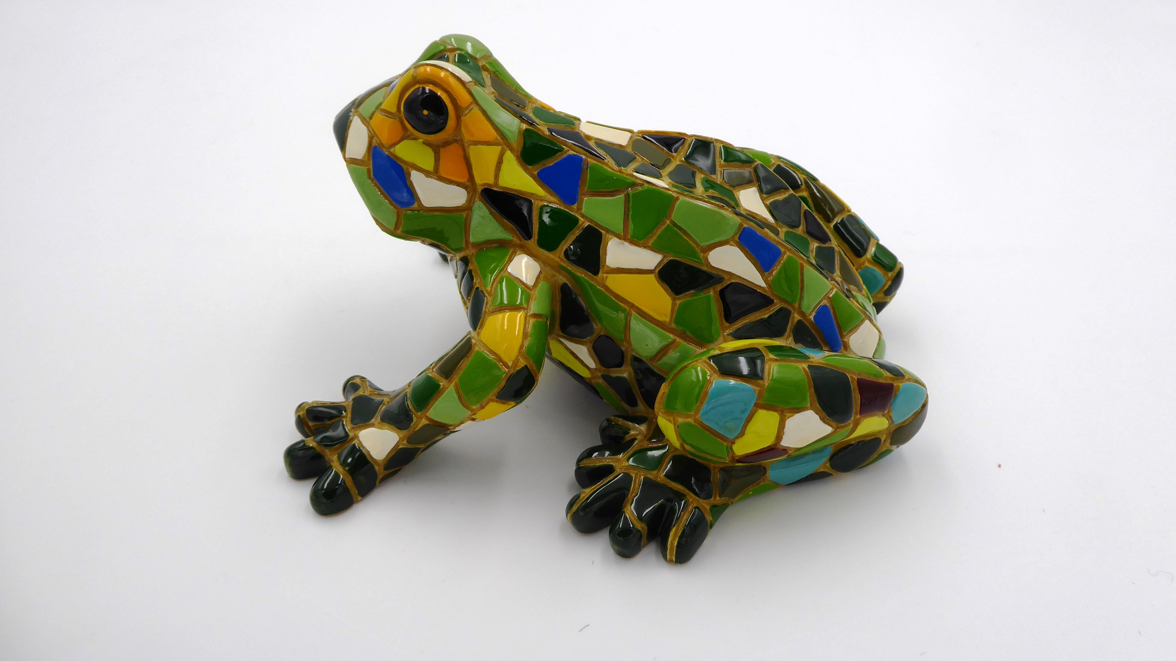 Grenouille en céramique façon Antonio GAUDI