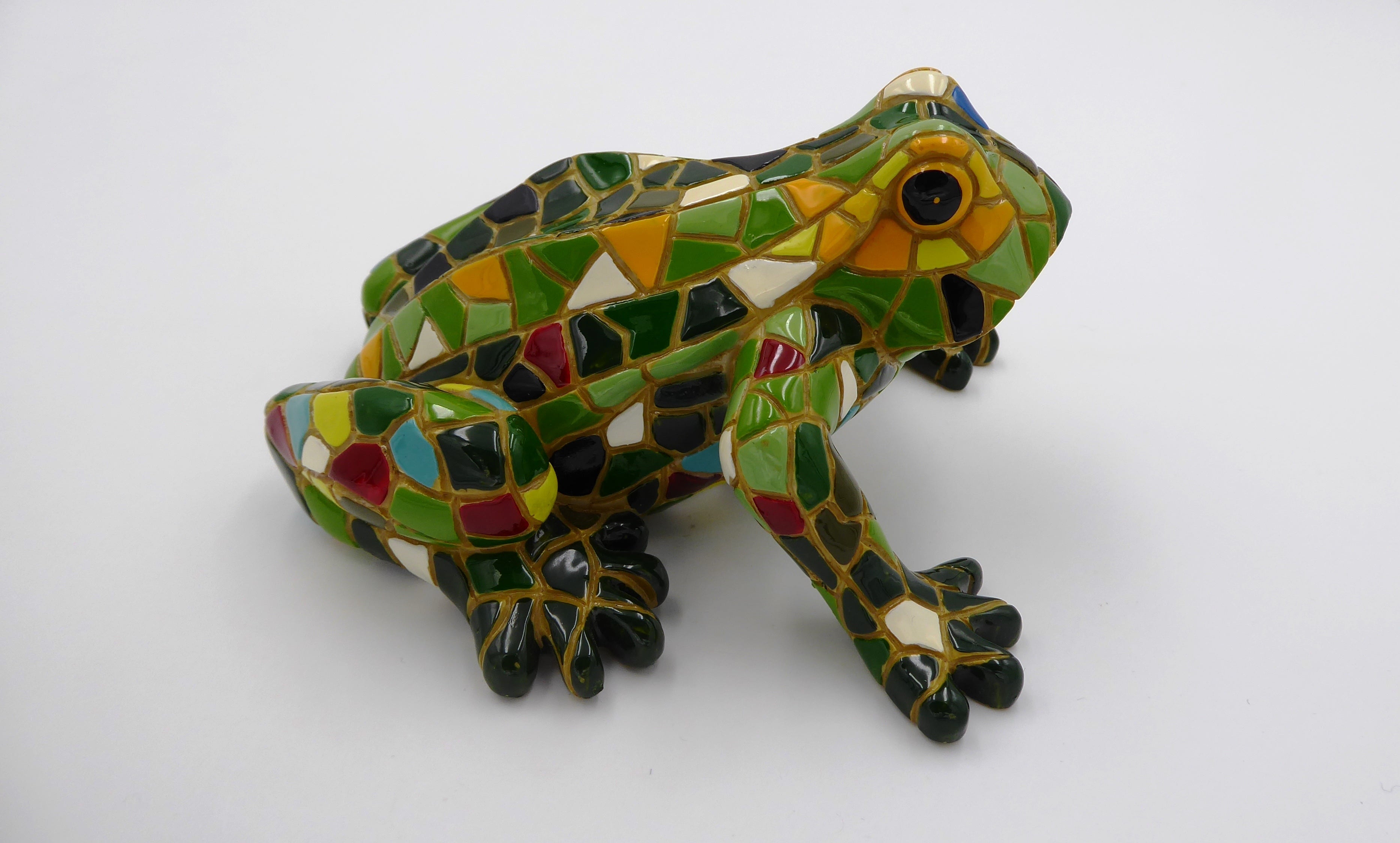 Grenouille en céramique façon Antonio GAUDI