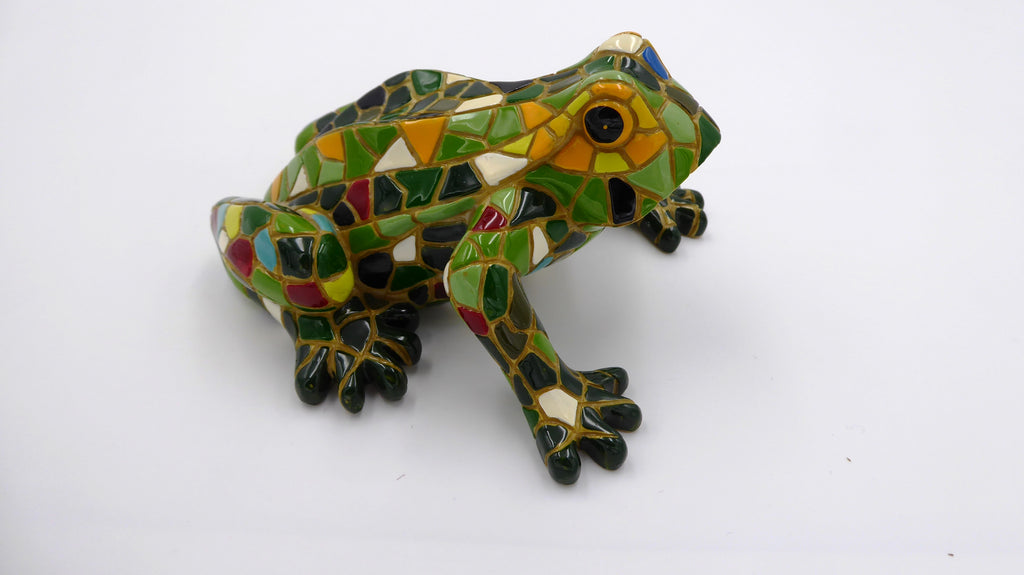 Grenouille en céramique façon Antonio GAUDI