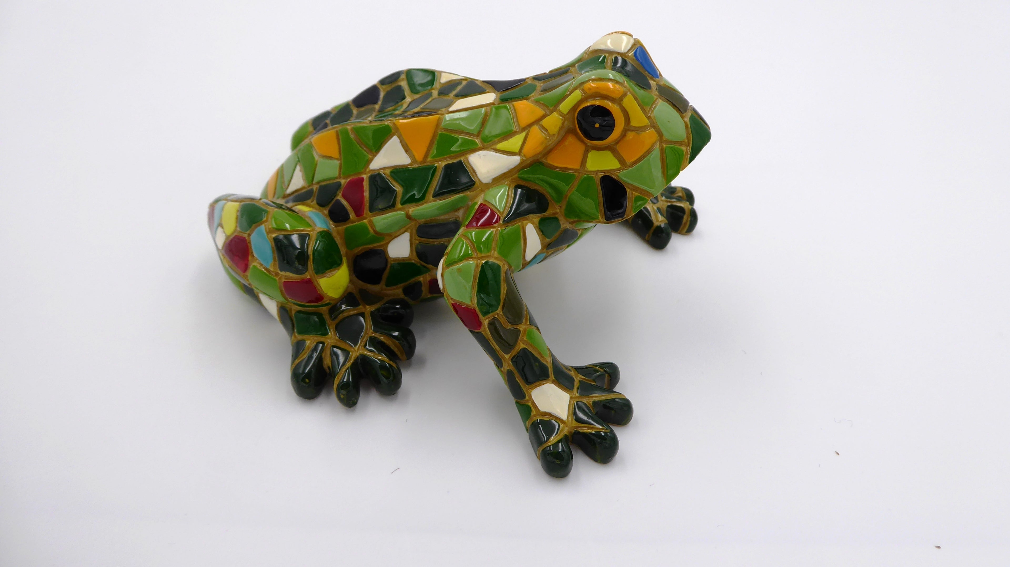Grenouille en céramique façon Antonio GAUDI