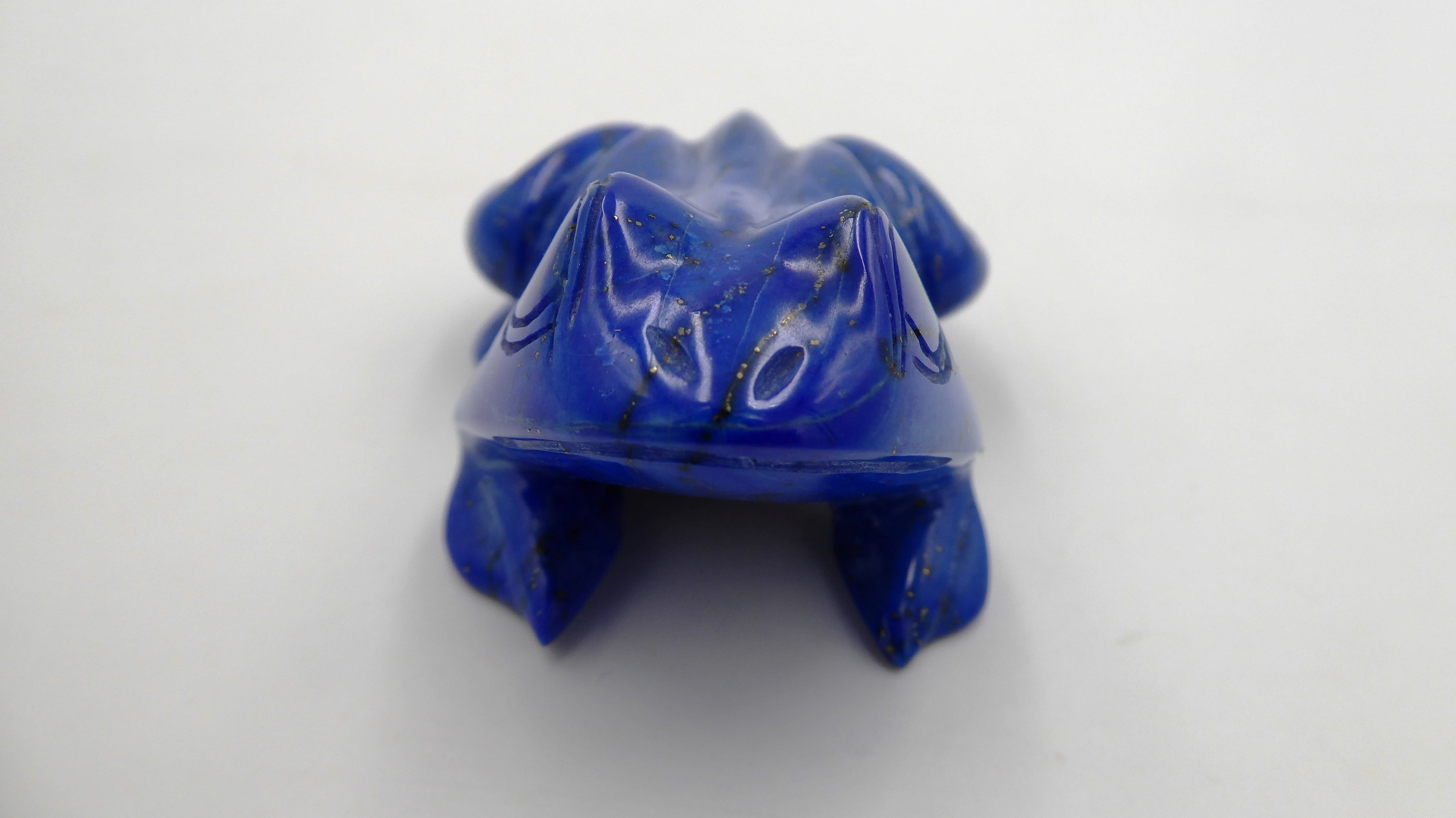 Petite grenouille en Lapis-Lazuli