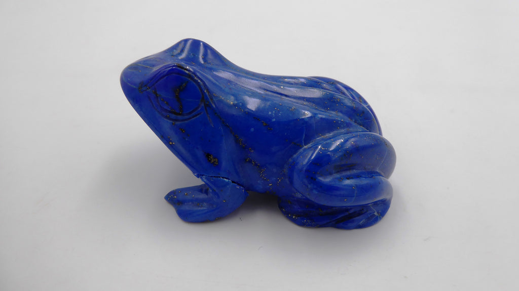Petite grenouille en Lapis-Lazuli