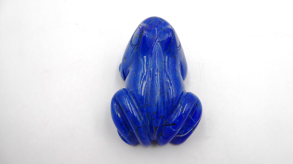 Petite grenouille en Lapis-Lazuli
