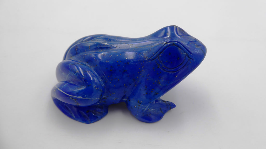 Petite grenouille en Lapis-Lazuli