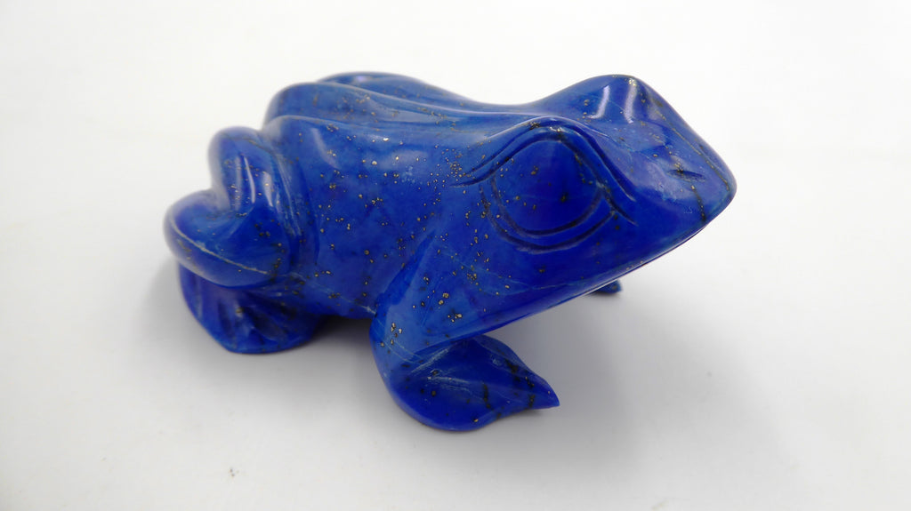 Petite grenouille en Lapis-Lazuli