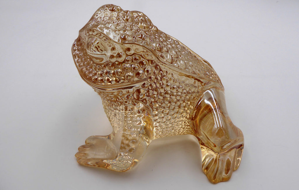 Crapaud GRÉGOIRE Immense succès de la maison LALIQUE en cristal lustré or