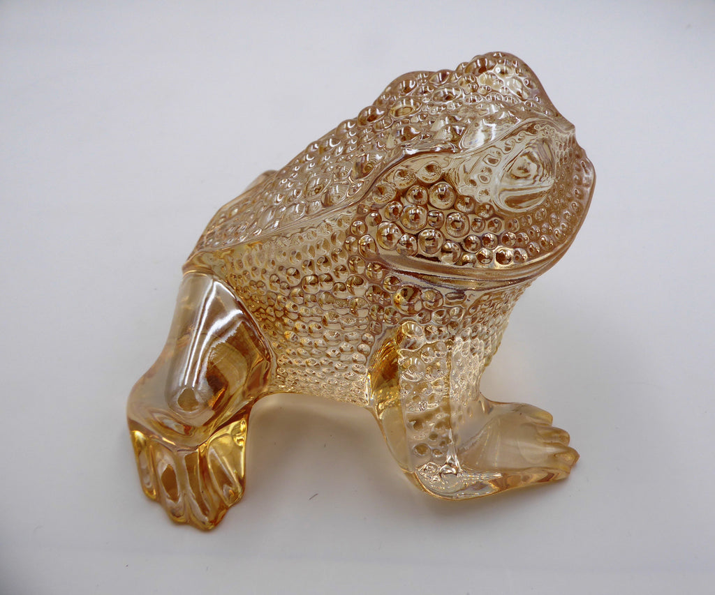 Crapaud GRÉGOIRE Immense succès de la maison LALIQUE en cristal lustré or