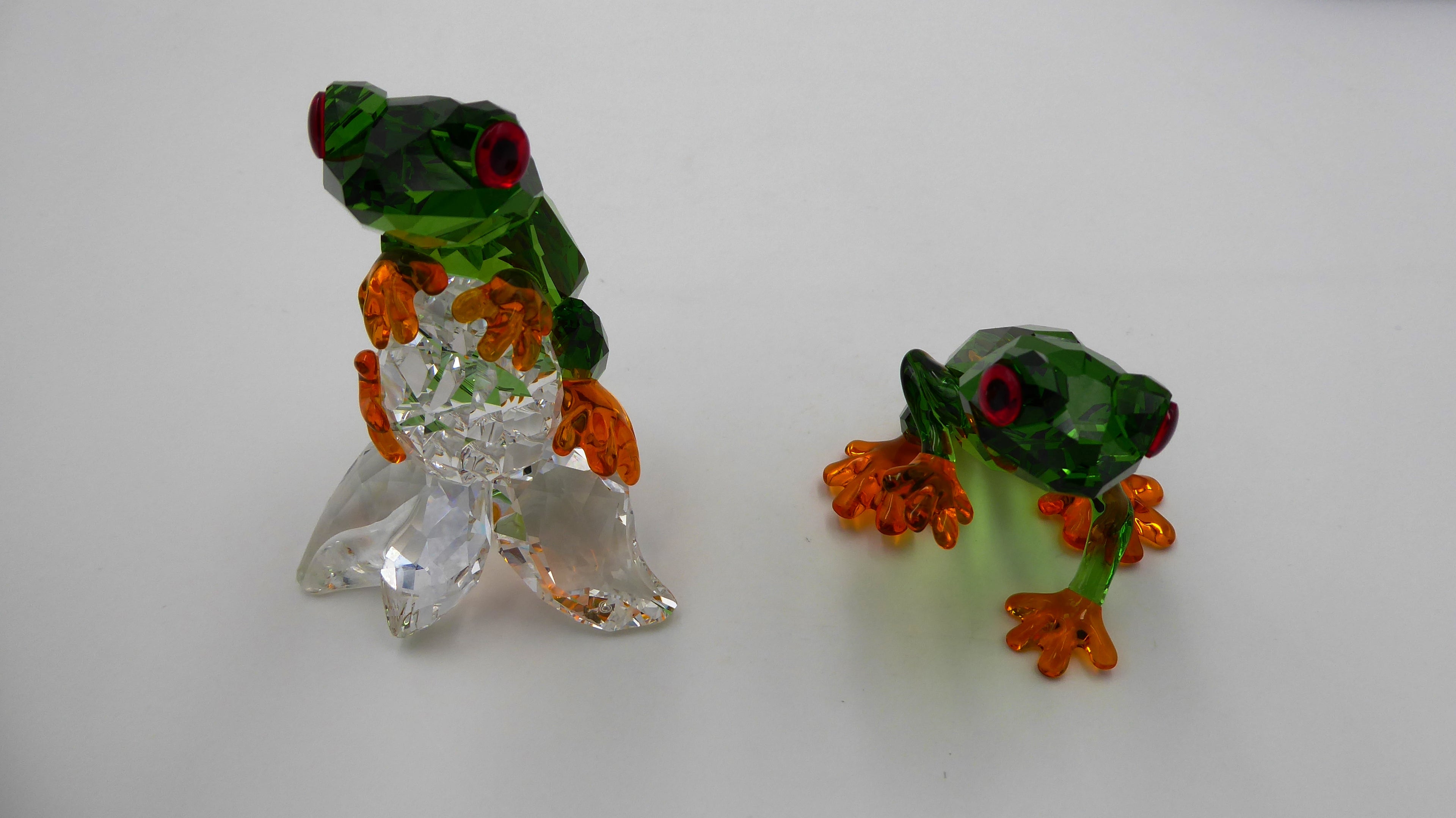 Couple de grenouille SWAROVSKI en cristal
