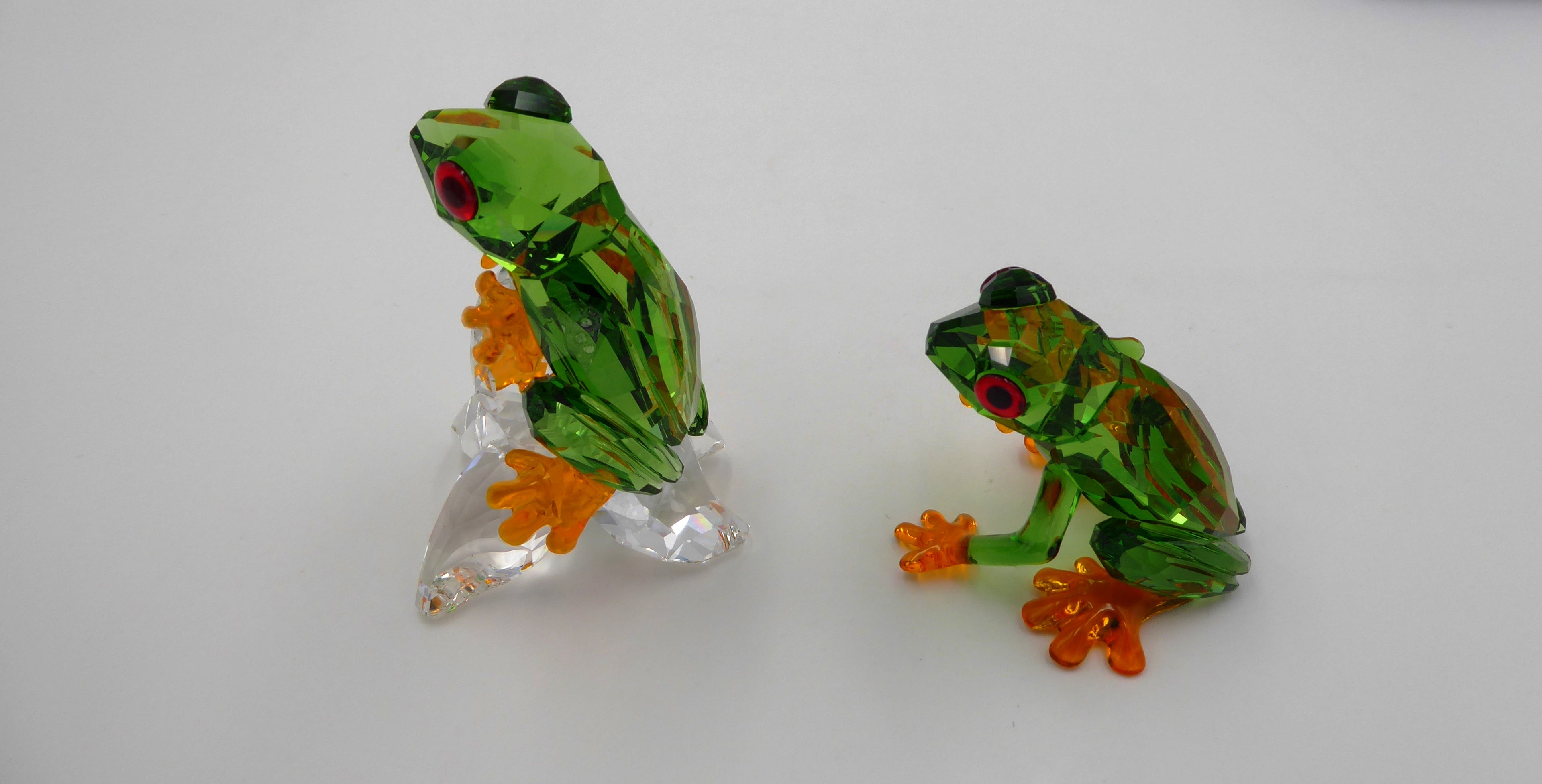 Couple de grenouille SWAROVSKI en cristal