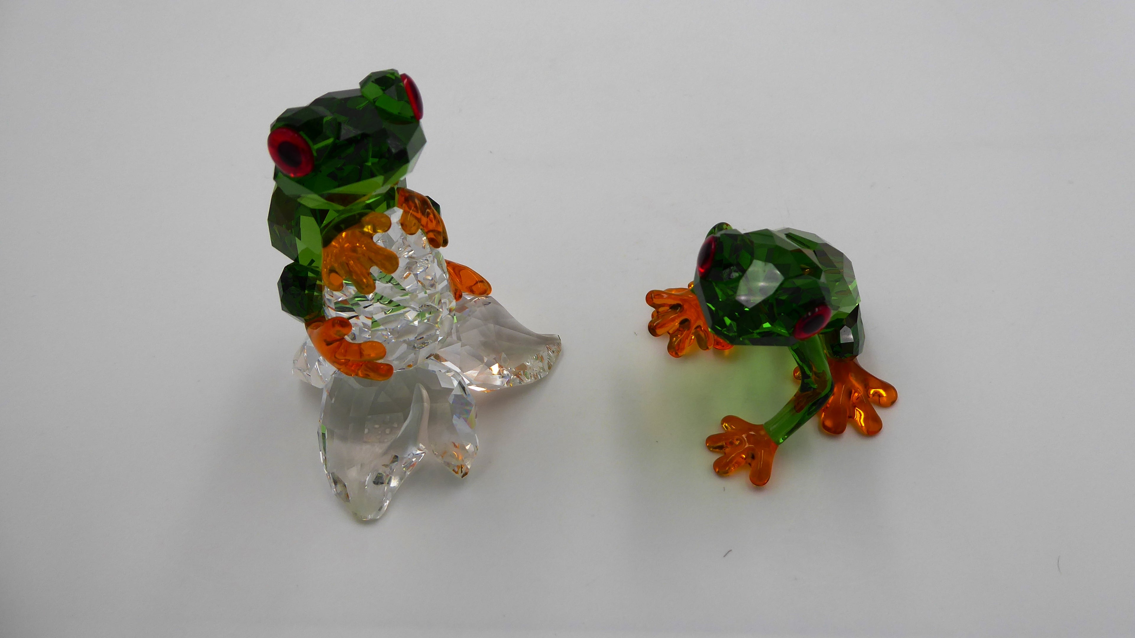 Couple de grenouille SWAROVSKI en cristal