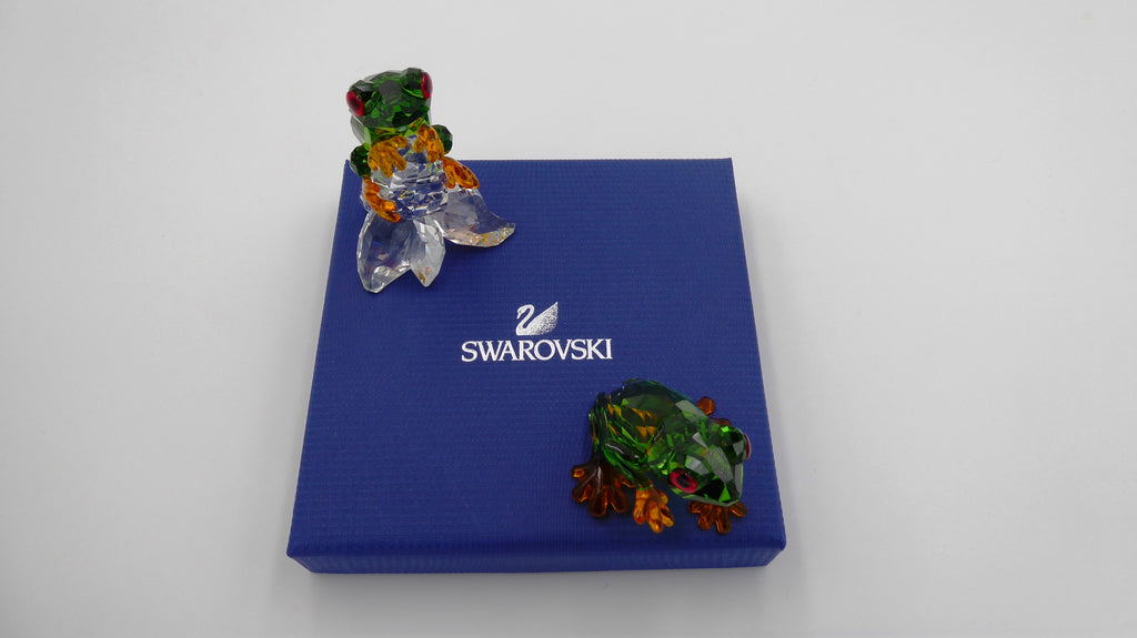 Couple de grenouille SWAROVSKI en cristal